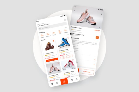 Shoe Shopping App UI Kit