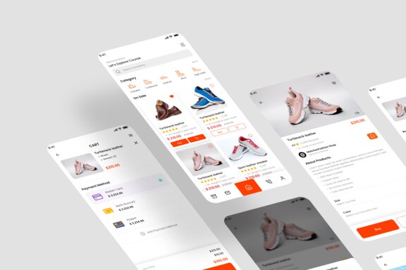 Shoe Shopping App UI Kit