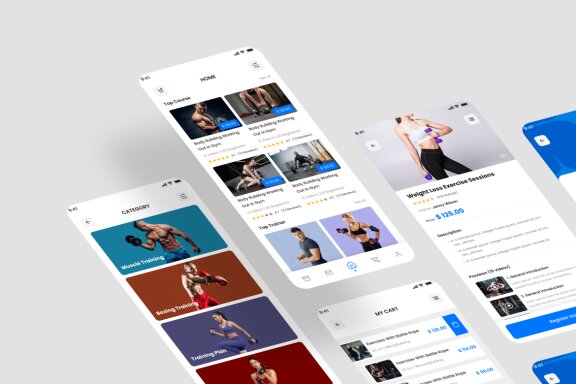 Fitness App UI KIt