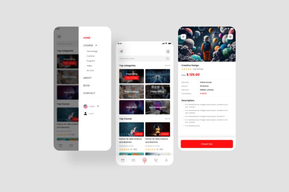 Online Course App UI Kit