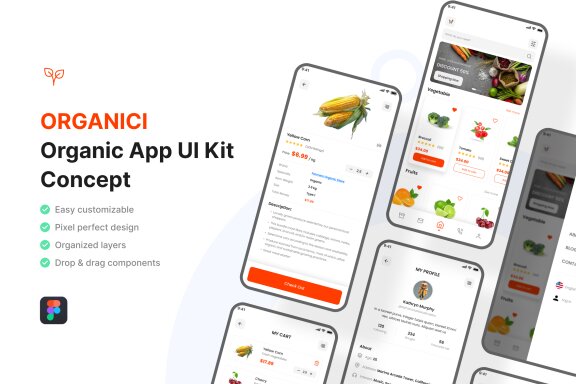Organic App UI Kit