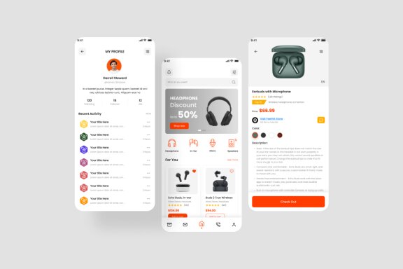 Ecommerce App UI Kit