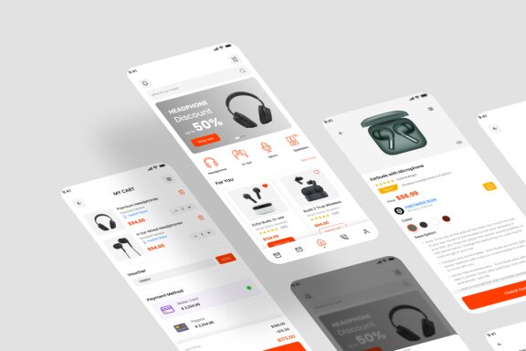 Ecommerce App UI Kit