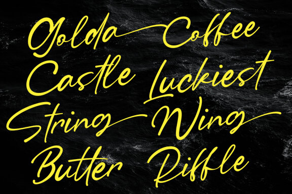 Sigagag Signature Display Font