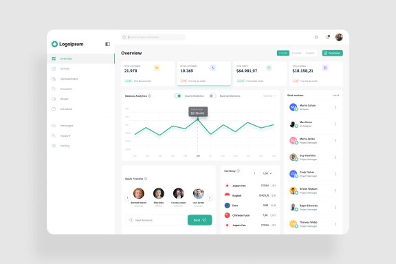 Finance Dashboard UI Kit