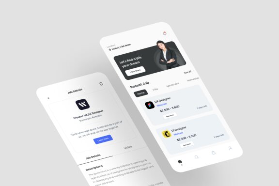 Job Finder App UI Kit