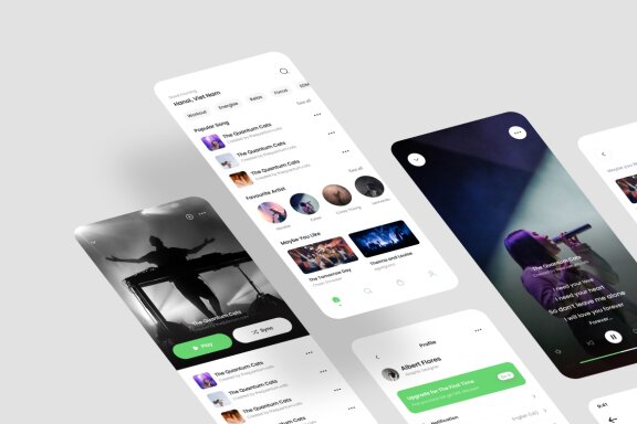 Music Play App UI Kit