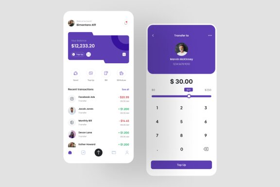 E-Wallet App UI Kit
