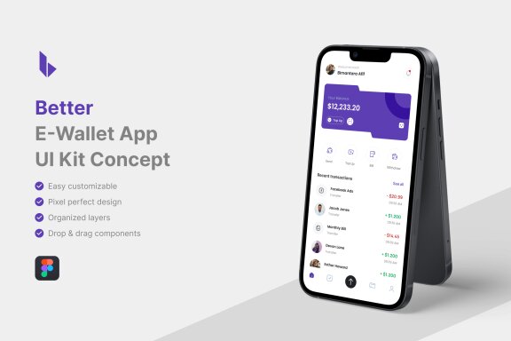 E-Wallet App UI Kit