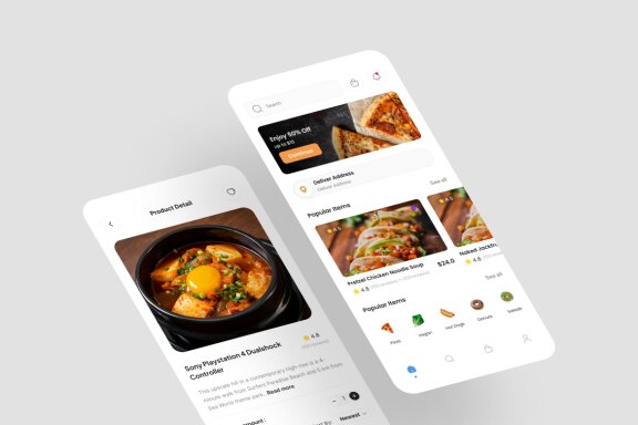 Food Deliver App UI Kit
