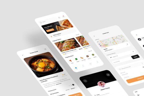 Food Deliver App UI Kit