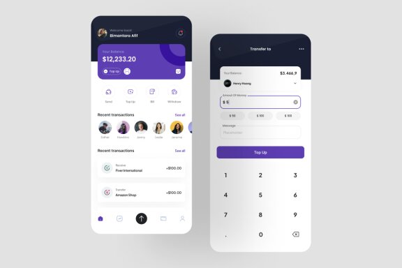 E-Wallet App UI Kit