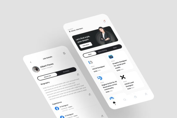 Job Finder App UI Kit