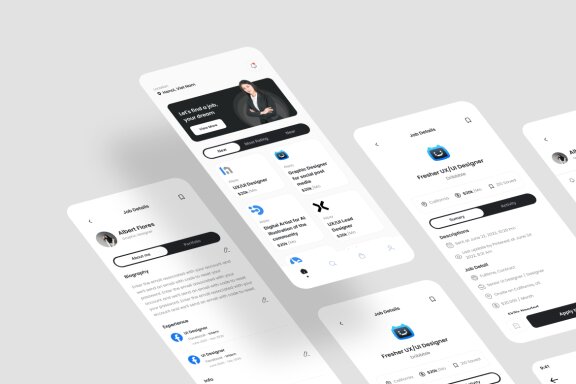 Job Finder App UI Kit