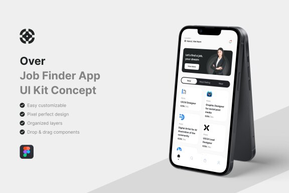 Job Finder App UI Kit