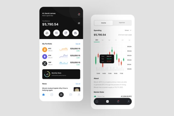 Crypto App Ui Kit