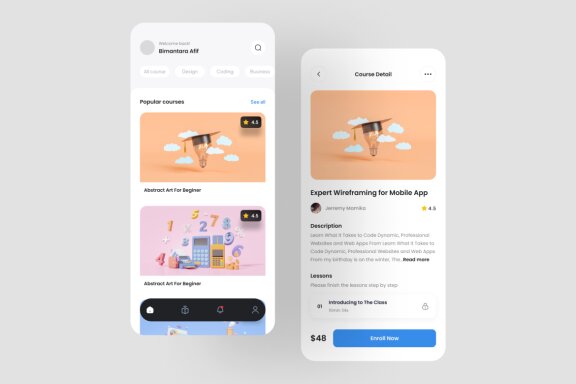 Online Course App UI Kit