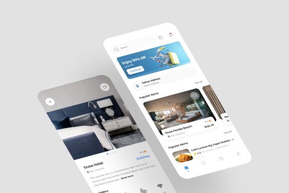 Hotel Booking App UI Kit