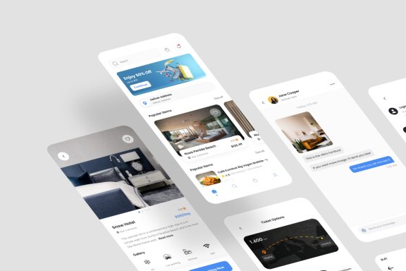 Hotel Booking App UI Kit