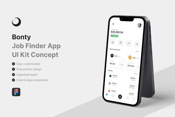 Crypto App UI Kit