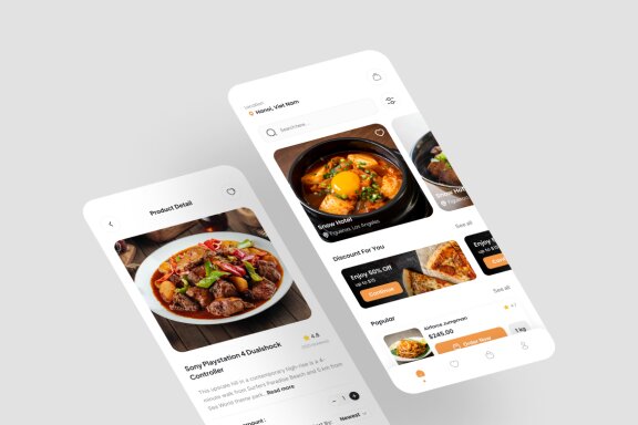 Food Deliver App UI Kit