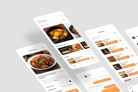 Food Deliver App UI Kit