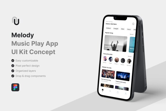 Music Play App UI Kit