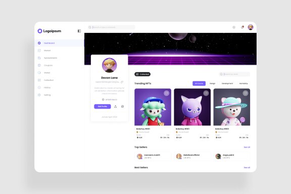 NFT Collection Dashboard UI Kit