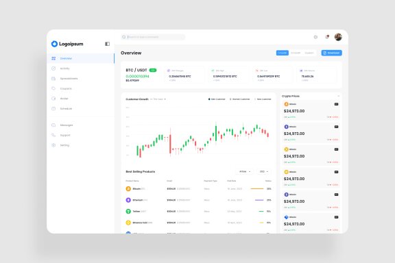 Crypto Dashboard UI Kit