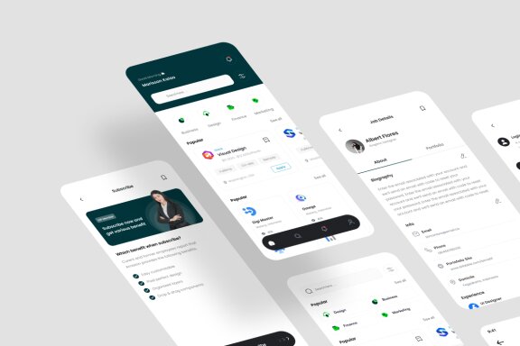 Job Finder App UI Kit