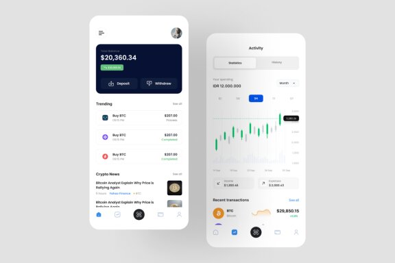Crypto App UI Kit