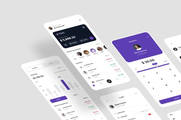 E-Wallet App UI Kit