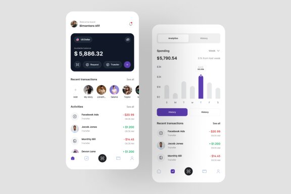 E-Wallet App UI Kit