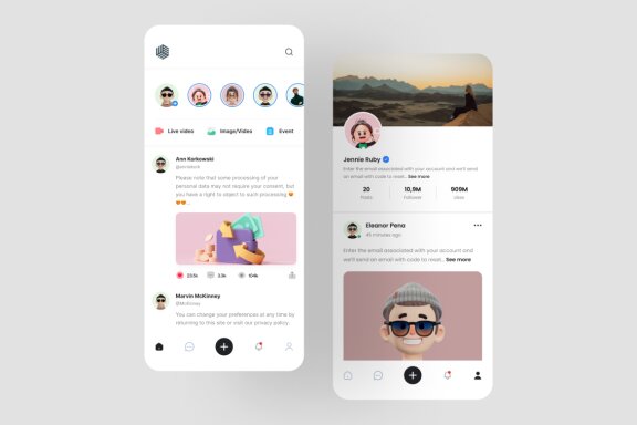 Social Media App UI Kit