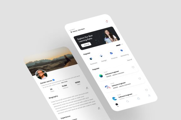 Job Finder App UI Kit