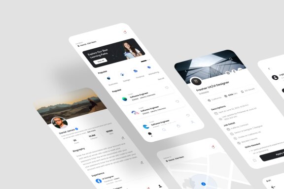 Job Finder App UI Kit
