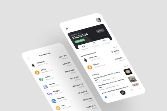Crypto App UI Kit