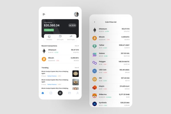 Crypto App UI Kit