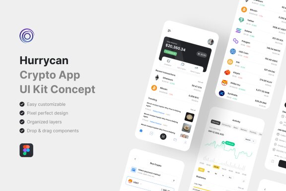 Crypto App UI Kit