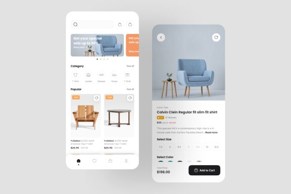 Funiture App UI Kit