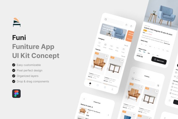 Funiture App UI Kit