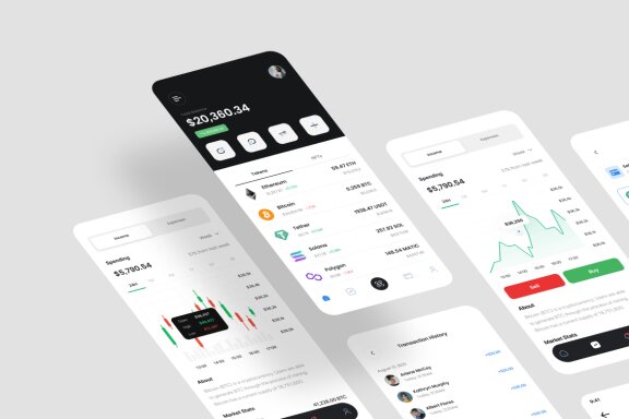 Crypto App UI Kit
