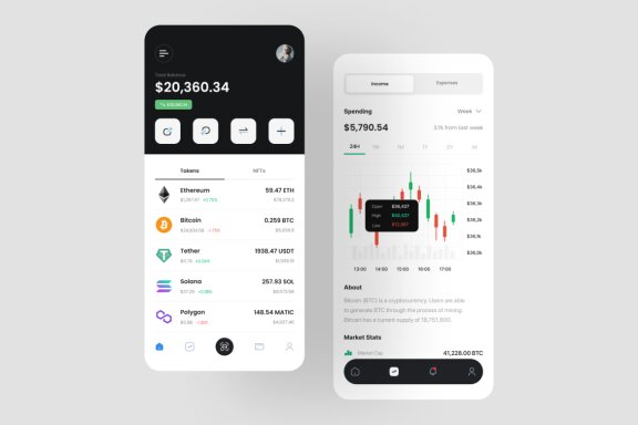Crypto App UI Kit