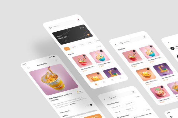 Food Deliver App UI Kit