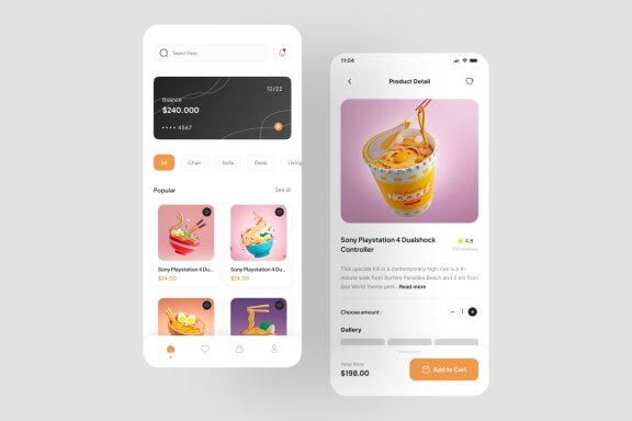 Food Deliver App UI Kit