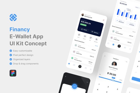 E-Wallet App UI Kit