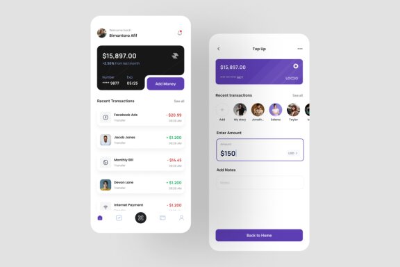 E-Wallet App UI Kit