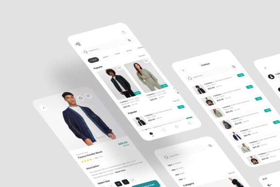  Fashion App UI Kit