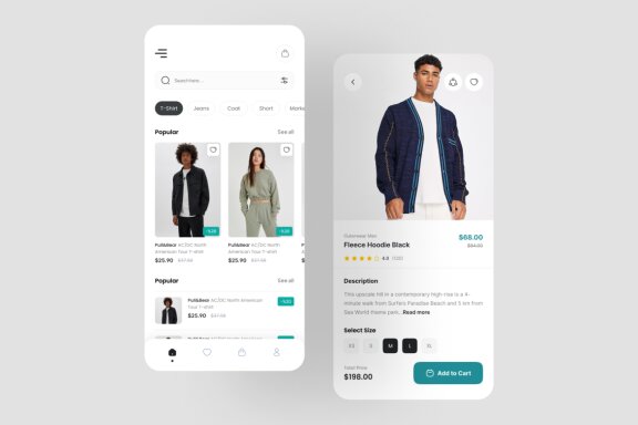  Fashion App UI Kit