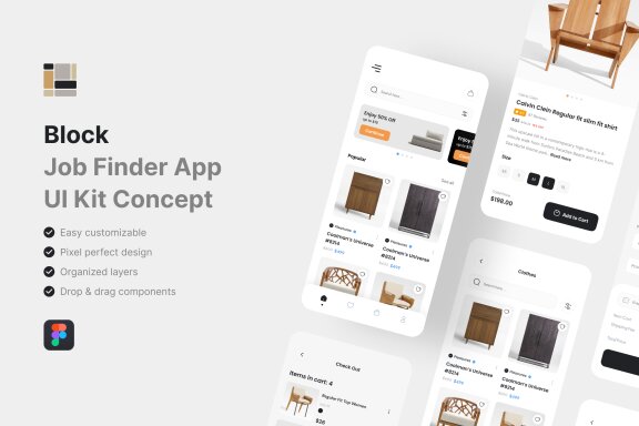 Funiture App UI Kit